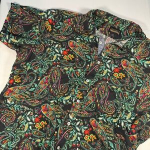 Cremieux Paisley Button Down XXL